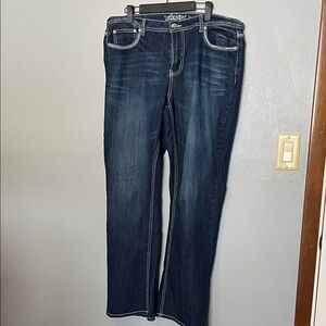 Revo Dark Indigo Boot-Cut Jeans